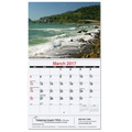 American Coast Monthly Wall Calendar w/ Coil Bound